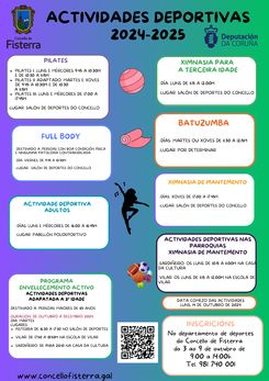 Actividades deportivas 2024-2025